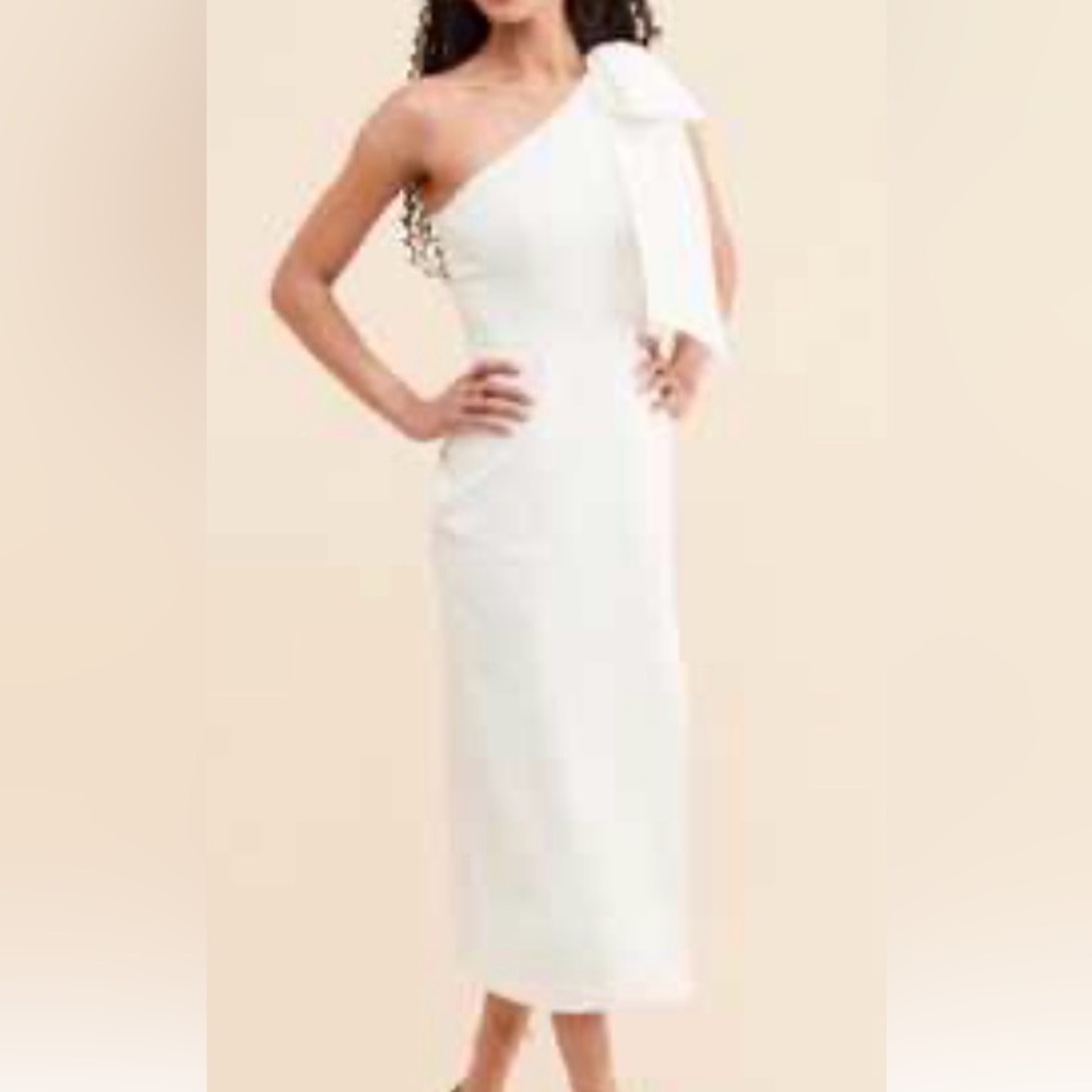 C/MEO Collective Cream Midi Dress